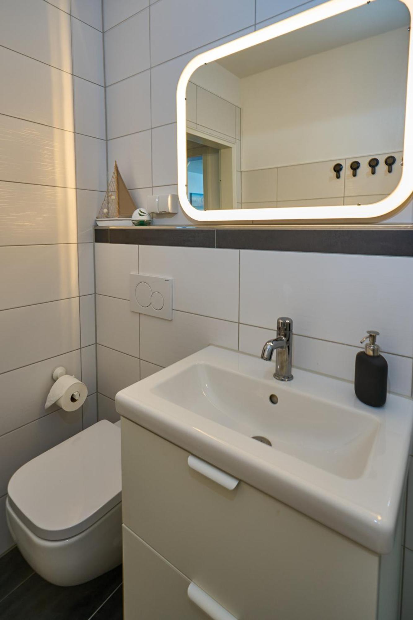 Frische Brise Ferienwohnung Mit Meerblick Cuxhaven Exterior photo